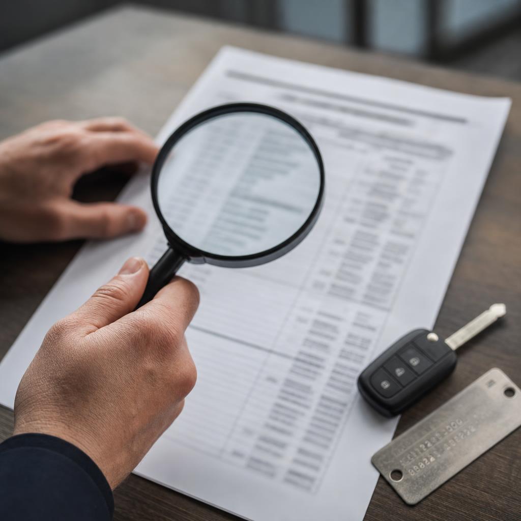 Illustration - Imported car: how to check the options and actual trim level before buying